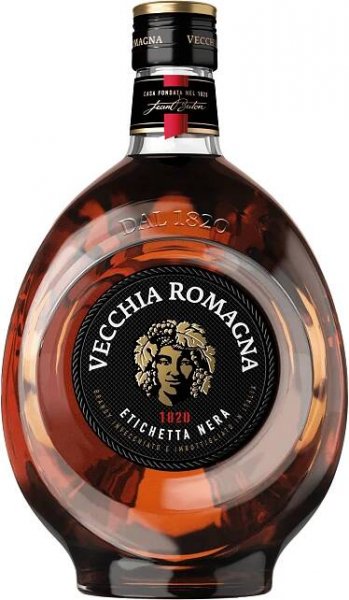 Vecchia Romagna Eticchetta Nera Brandy se sladkým kořením 750ml