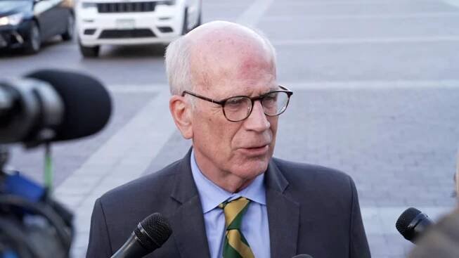 Sen. Peter Welch speaks with CNN on Wednesday.