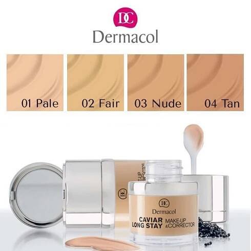 DERMACOL Caviar Long Stay Make-up & Corrector - Dlouhotrvající make-up a zdokonalující korektor 1, 30 ml | StMaria.cz