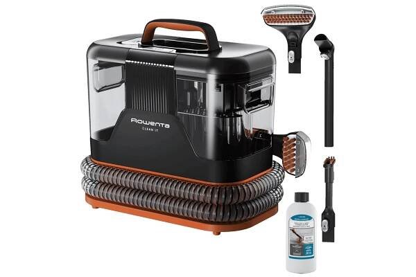 Čistič skvrn a tepovač Rowenta Clean It IN5011F0 Oranžovo/Černý