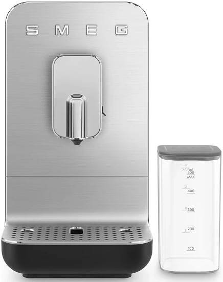 Ivo GRANDIČ - Kávovary - Smeg - Smeg BCC13BLMEU espresso kávovar černý, hliníkový přední panel