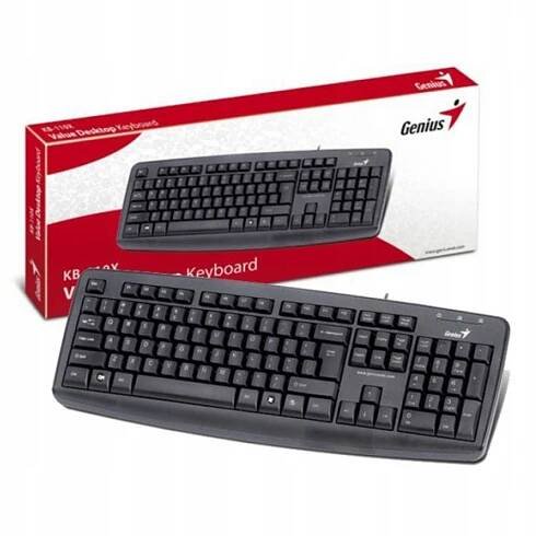 USB KABELOVÁ KLÁVESNICE - GENIUS LK-110X - TICHÁ MEMBRÁNOVÁ