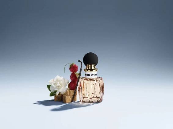 Miu Miu Beauty's Miutine Eau de Parfum campaign image