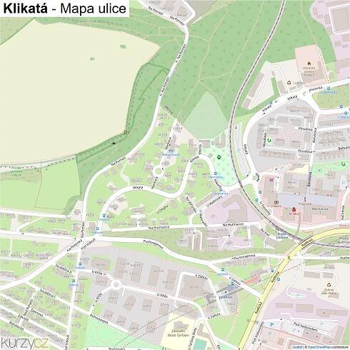 Klikatá - mapy | Kurzy.cz