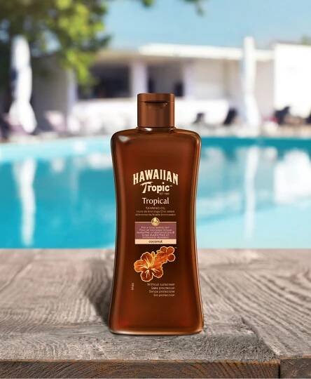 Hawaiian Tropic Tropical Coconut Tanning Oil urychlovač opálení 200 ml