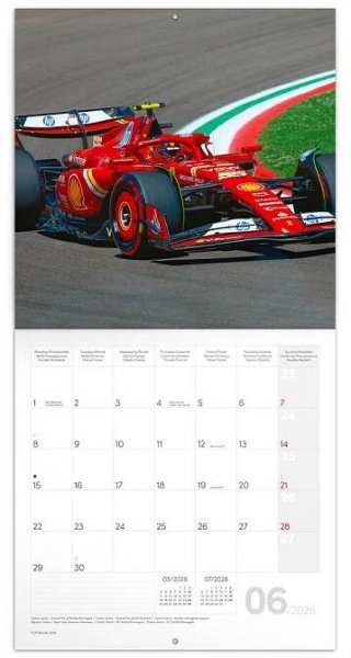 NOTIQUE Poznámkový kalendář Formule – Jiří Křenek 2026, 30 x 30 cm | Dobré knihy 