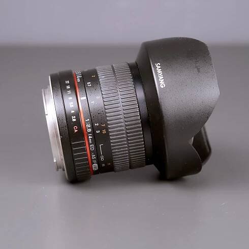Samyang f2.8 14mm ED AS IF UMC pro Canon EF  - Foto