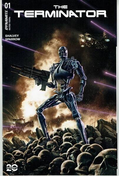 Terminator #1 Cover A by Felix Leon