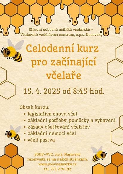 Kurz pro začínající včelaře - Český svaz včelařů