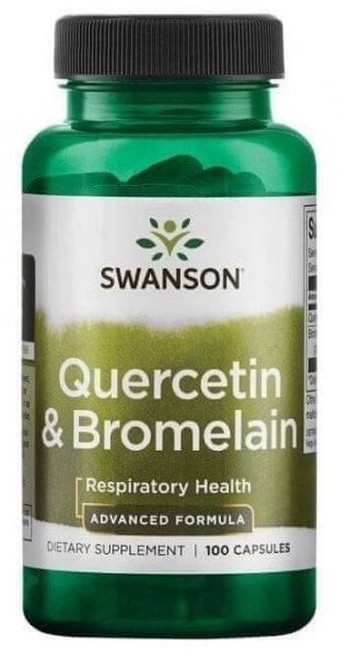 Swanson Quercetin & Bromelain 100 cps. od 631 Kč