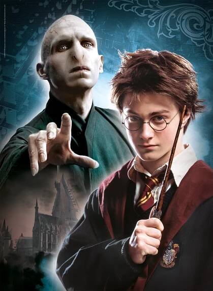 Puzzle Harry Potter a Lord Voldemort, 500 dílků