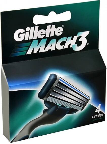 Gillette Mach3 Náhradní břity, 5 ks