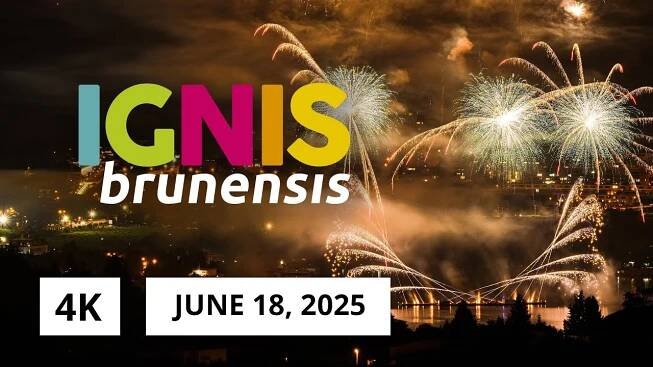 4K IGNIS BRUNENSIS 18.06.2025 OFFICIAL / ohňostroj ITA fireworks / Brno přehrada lake