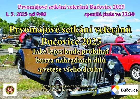 Prvomájové setkání veteránů Bučovice 2025