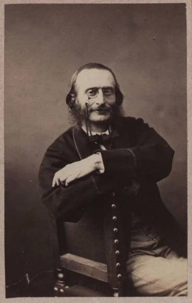 Portrait du compositeur Jacques Offenbach (1819-1880)