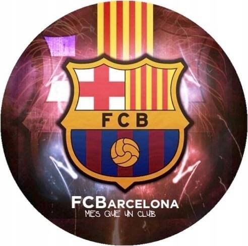 id_7448 VAFLOVÝ POPLATEK NA DORT BARCELONA FC FOOTBALL MÍČ BARCA KATALÁNSKO