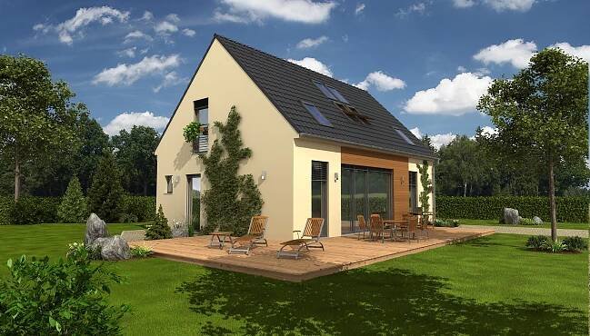NATUR HOUSE: Nový vzrorový dům v Telči - Maršově