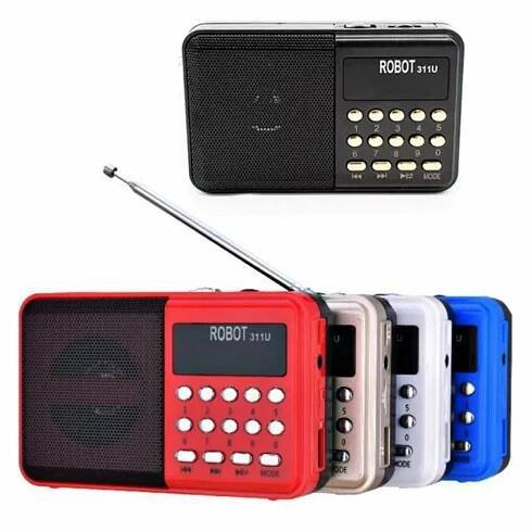 Rádio FM reproduktor AM MP3 USB Bluetooth 2xSolar R20 Akumulátor Retro dárek