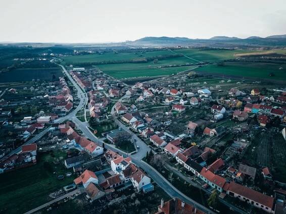 Obec - Letecky - Oficiální stránky obce Sedlec u Mikulova