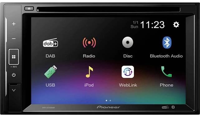 Multimediální přehrávač do auta (2 DIN) Pioneer DMH-A240DAB