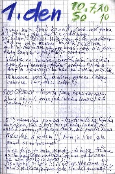 2010 Skotsko : VSK MU Brno – oddíl kanoistiky