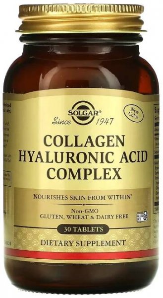 Collagen Hyaluronic Acid Complex, 30 Tablets