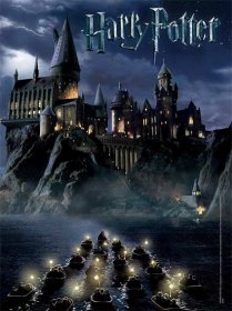 Puzzle Harry Potter: Bradavice (550 ks, 46x61 cm)