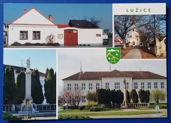 Lužice, Hodonín, erb - Pohlednice místopis