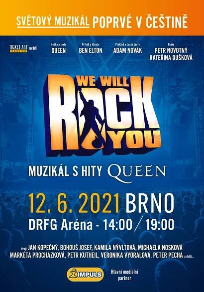 WE WILL ROCK YOU - přesun na rok 2023 - Winning Group Arena