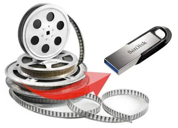 Digitalizace 8mm filmu na USB flash disk