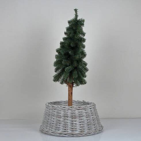 Kryt na stojan vánočního stromku bílý 60cm