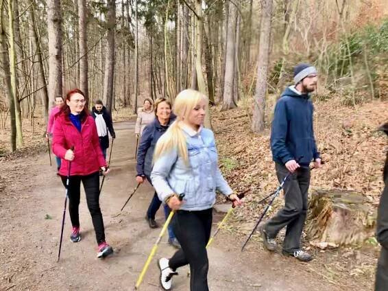 STOB klub lektoři a Nordic walking, Praha 22.2.2020 - Nordic Sports