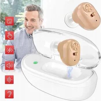 NABÍJECÍ SLUCHADLO LÉKAŘSKÝ USB ZESILOVAČ PRO SENIORY DÁREK