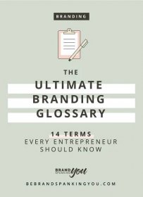The ultimate branding glossary: Find out the 14 most common branding terms that every creative entrepreneur should know