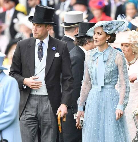 Prince William and Catherine Duchess of Cambridge Royal Ascot