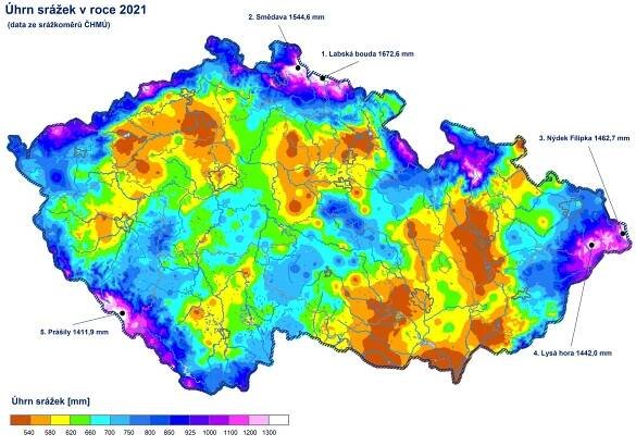 Mapa Srážek [Radar na území ČR] – Aktuální online