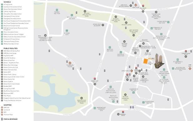 Sky Vue Condo Location Map