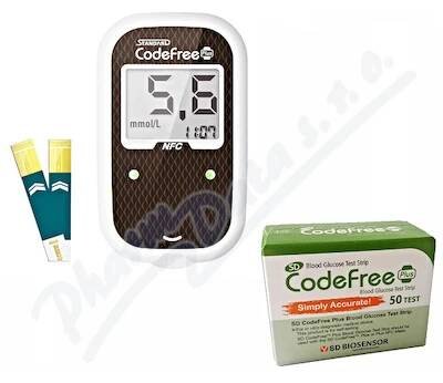 SD-Codefree Glukometr PLUS AKCE+50 proužků navíc od 606 Kč - Heureka.cz