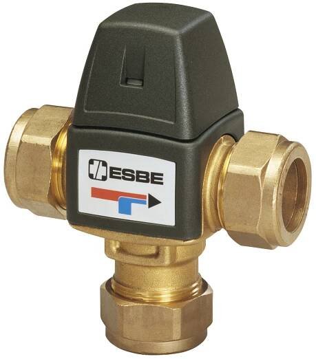 ESBE VTA 323 Termostatický směšovací ventil 22mm (35°C - 60°C) Kvs 1,5 m3/h 31100200