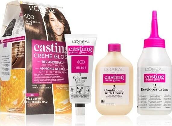 L’Oréal Paris Casting Creme Gloss barva na vlasy odstín 400 Dark Brown 1 ks