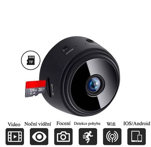 Verk 06226 Bezdrátová full hd 1080p kamera SpyCamera