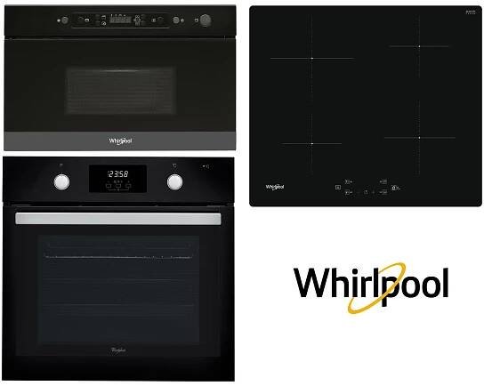 WHIRLPOOL Set WHIRLPOOL AKP 745 NB + AMW 4920 NB + WS Q7360 NE + Záruka 5 let na MOTOR VENTILÁTORU trouby