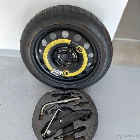 Dojezdové kolo R16-5x112-vw,škoda, seat,audi - Hořice - Bazar