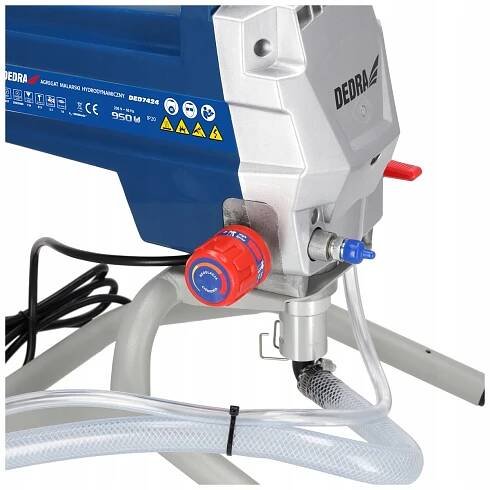 Hydrodynamický malířský agregát pro malování 950 W 2 l/min Hadice 15 m Maximální pracovní tlak 250 bar