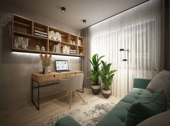 Návrh interiéru home office
