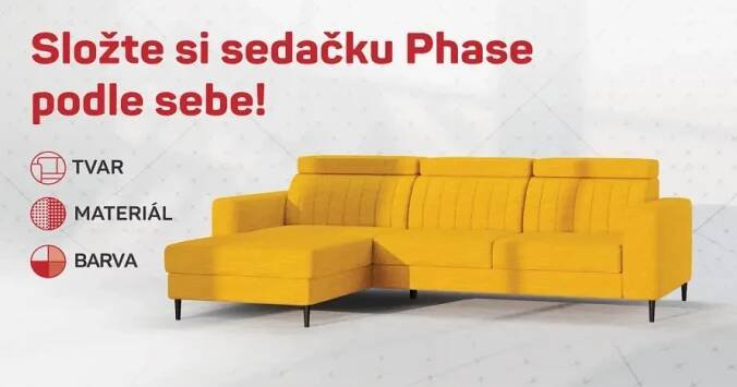Složte si s novým konfigurátorem Phase sedačku podle vašich představ! - Pohodlí Phase
