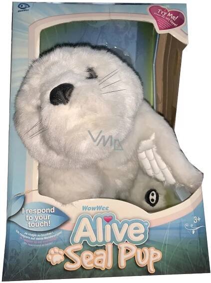 EP Line Alive Seal interactive plush toy 25 cm, recommended age 3+