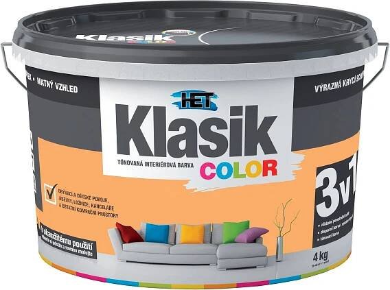 HET Klasik COLOR Tónovaná interiérová farba KC 0777 marhuľová, 4 kg