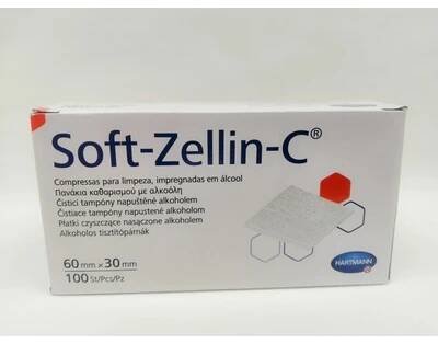 Soft-Zellin Tampon impregnovaný s alkoholem 60 x 30mm 100 ks od 82 Kč - Heureka.cz