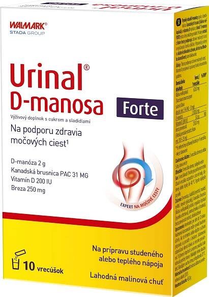 WALMARK Urinal D-manosa Forte 1×10 ks, vrecúška
